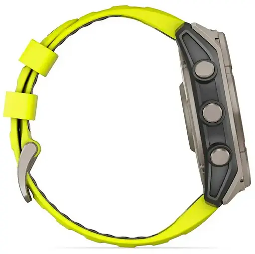 Смарт-годинник Garmin Fenix 8 51mm Solar Sapphire Titanium w. Amp Yellow/Graphite Silicone Band (010-02907-20/21) - фото 10