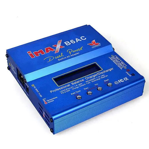 Зарядное устройство Imax B6AC 80W, с балансиром и встроенным БЖ (100489) - фото 3