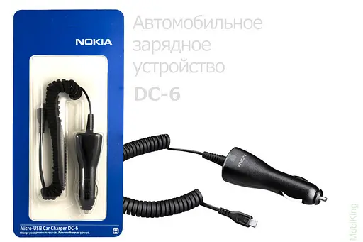 Автомобільний Зарядний пристрій Nokia DC-6 8600 - фото 1