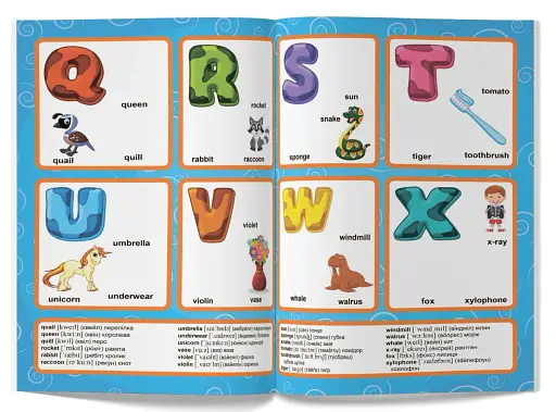 Перші розвивальні наліпки. English ABC. 65 наліпок - фото 3