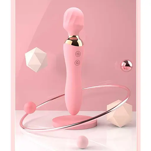 Двусторонний вибратор 'Night Stories' с USB-зарядкой Розовый - фото 4