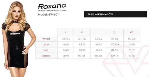 Міні-сукня Roxana 6746 XXL чорний - фото 4