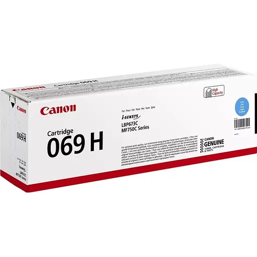 Картридж для БФП Canon 069H 5.5K для MF752Cdw/ MF754Cdw/ LBP673Cdw Cyan (5097C002) [116413] - фото 3