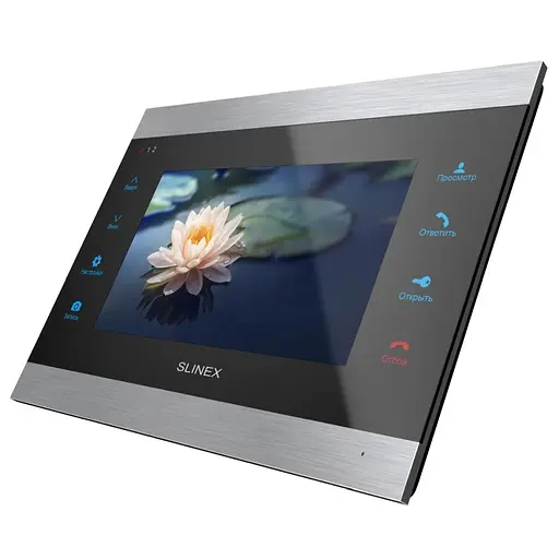 Видеодомофон 7" WiFi Slinex SL-07 Cloud Silver+Black (83-00052) - фото 2