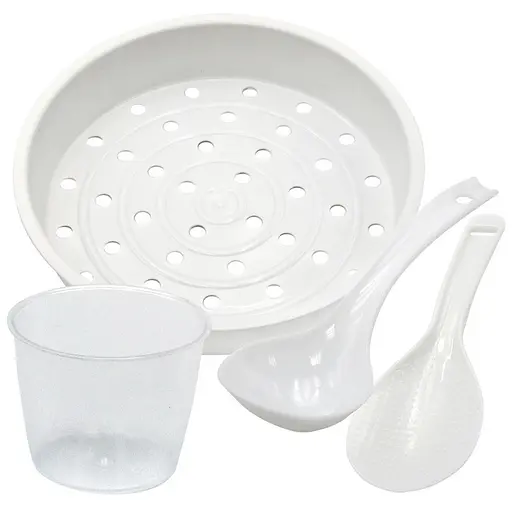 Контейнер для приготовления на пару + набор пластиковых ложек и стакан на мультиварку с объемом чаши 4 и 5 л. - фото 6