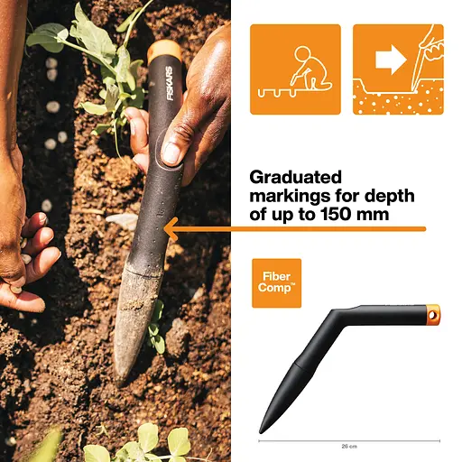 Сажалка-лункоутворювач Fiskars Solid для розсади (1057080) - фото 3