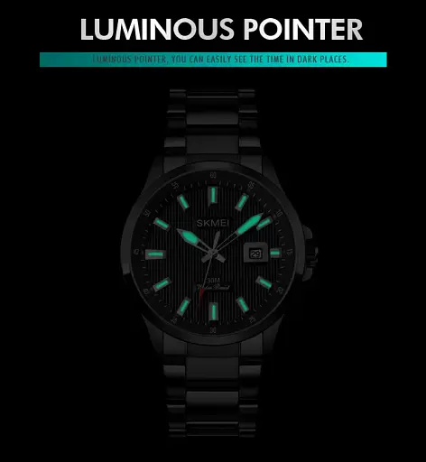 Наручний годинник Skmei 1654 Black, 1654BK (18391) - фото 6