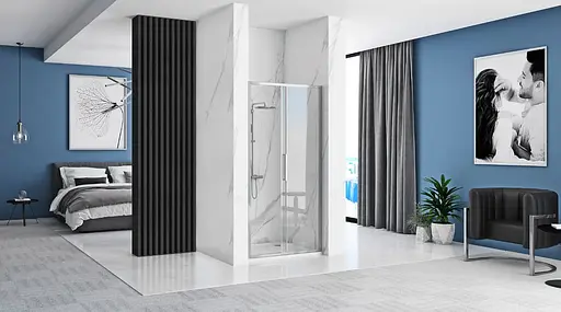 Душевые двери Rea Rapid Slide 110 хром REA-K5601 - фото 4