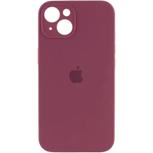 Чохол Epik Silicone Case Full Camera Protective (AA) для Apple iPhone 15 Plus (6.7) Бордовий/Plum - фото 1