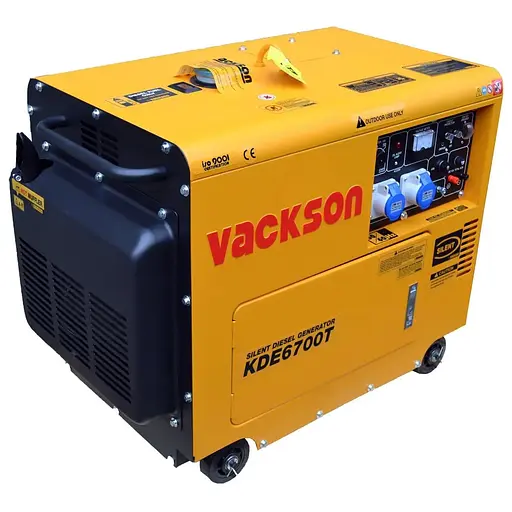 Генератор Vackson KDE6700T / 5000 Вт / Дизель (KDE6700T) - фото 2