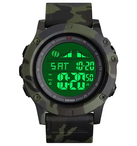 Чоловічий наручний годинник Skmei 1476 (Камуфляж) - фото 2