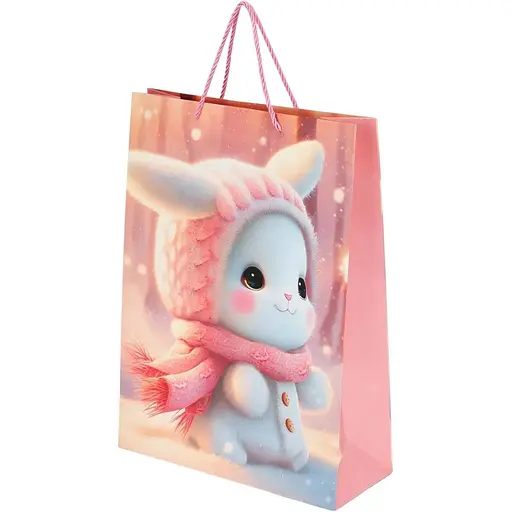 Пакет подарунковий Зайка YX05093 Різнокольоровий - фото 1