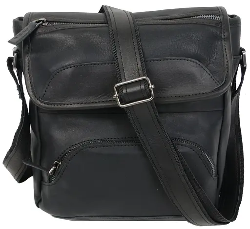 Кожаная мужская сумка Mykhail Ikhtyar 23х25х6 см sum0023009 - фото 2