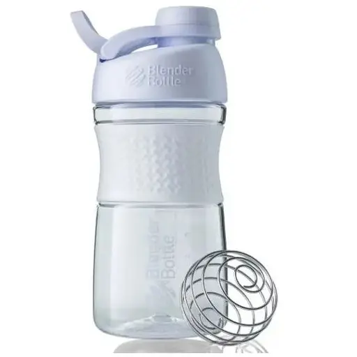 Шейкер спортивний BlenderBottle SportMixer Twist 20oz/590 мл White (Twist 20oz White) - фото 1