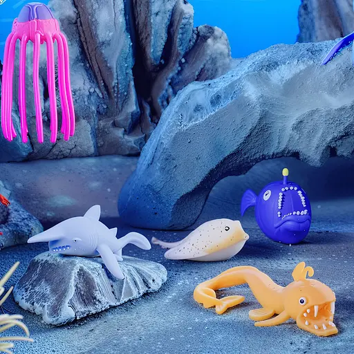 Стретч-іграшка Sbabam у вигляді тварини "Підводні володарі Море та безодня" 15/CN22 іграшка-сюрприз - фото 4