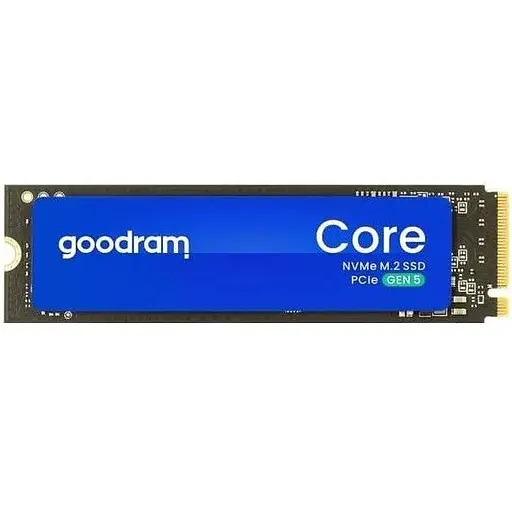 Твердотельный накопитель SSD 1Tb Goodram Core PCI-E 5.0 x4 M.2 2280 3D TLC 10200/8400 МБ/с (SSDR-GRC01-1K0-80) - фото 1