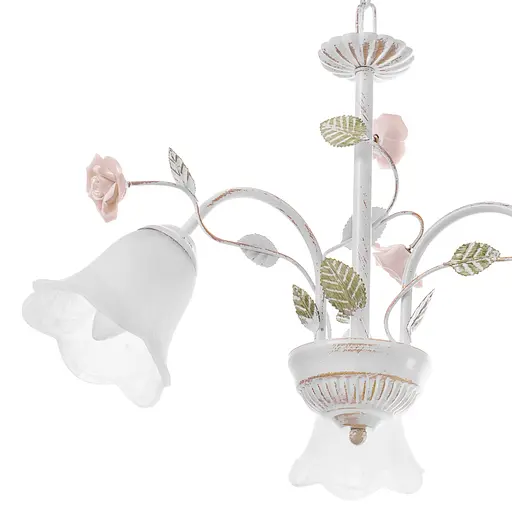 Люстра підвісна Brille флористика E27 60W WH (BKL-521S/3) - фото 3