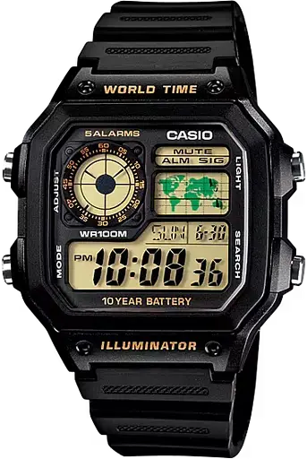 Часы Casio Timeless Collection AE-1200WH-1BVEF