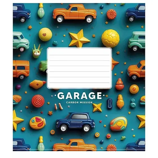 Зошит учнівський "Boys interests" 012-3394K-3 в клітинку, 12 аркушів