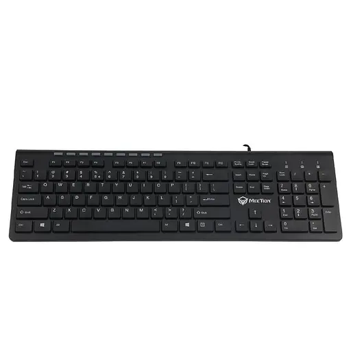 Клавиатура MeeTion Wired Standard Multimedia Ultrathin Keyboard K842M RU/EN раскладки - фото 1