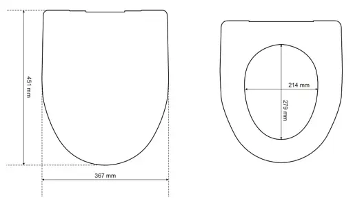 Сидение для унитаза Cersanit Eko Plus Arktik K98-0005 из дюропласта антибактериальное - фото 2