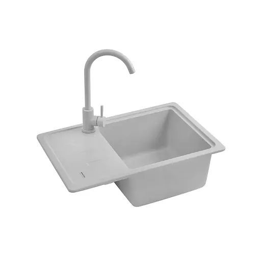 Кухонная мойка Kroner KRP Komposit GRA - 6243 (CV031061) - фото 4