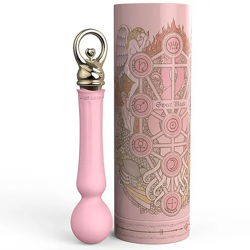 Вібромасажер Zalo Confidence Pre-Heating Wand Massager 22.5 см рожевий - фото 4