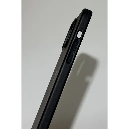 Оригінальний шкіряний чохол Apple Leather Case with MagSafe для iPhone 13 Pro Max (6.7") Midnight Black MM1R3ZM/A - фото 8