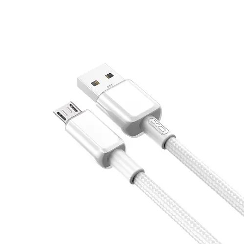 Кабель XO NB249 5A Android PVC Shiny Colorful Micro Data Cable белый - фото 5
