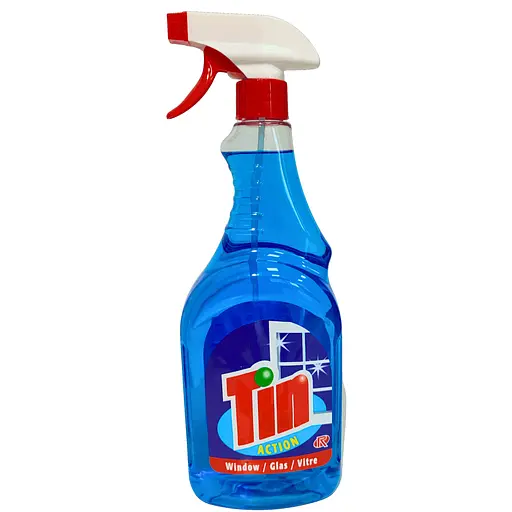 Засіб для миття вікон скла дзеркал Tin Window Cleaner 1 літр – ідеальна чистота без розводів