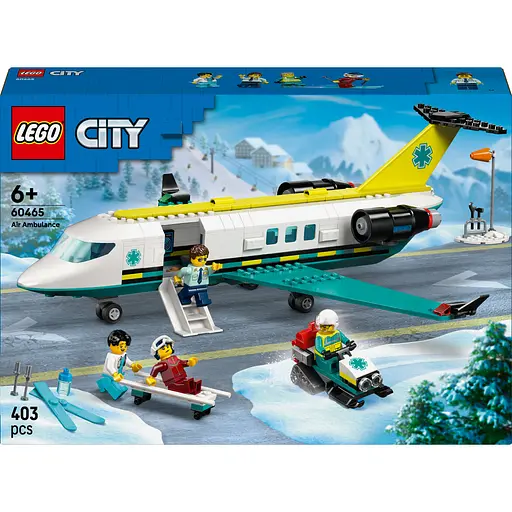 Конструктор LEGO City Самолет скорой медицинской помощи 403 деталей (60465) - фото 1