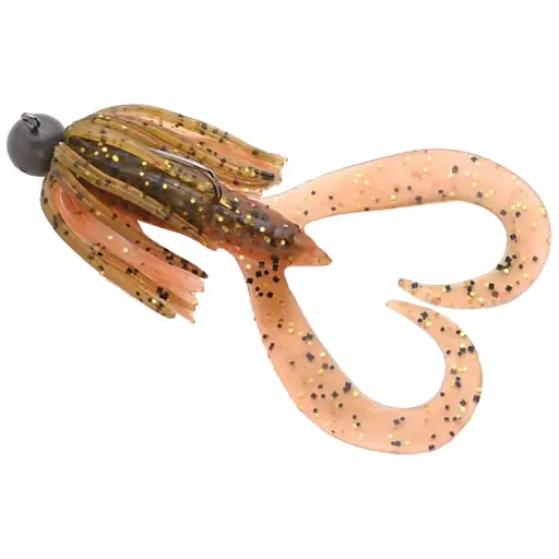 Силикон Keitech Little Spider 3.5" #401 Green PumpkinPP.Chart (5 шт/уп) - фото 5