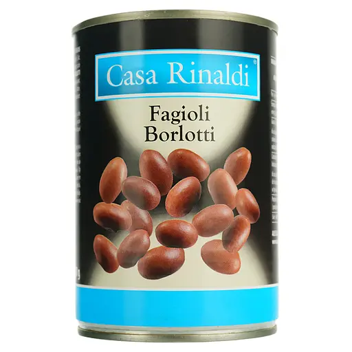 Квасоля біла Casa Rinaldi Борлотті 400 г