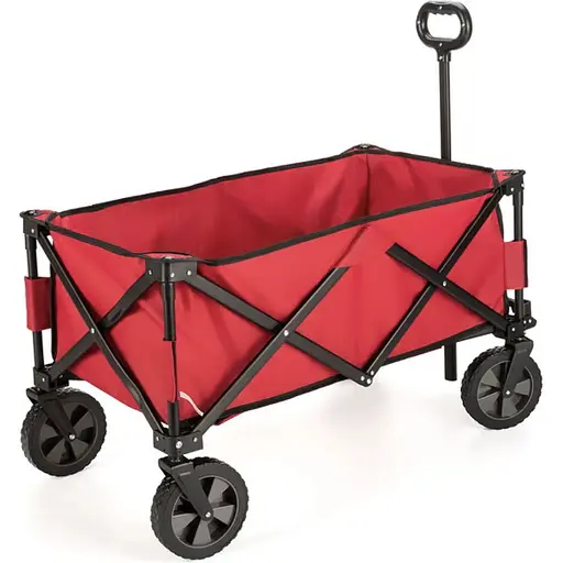 Тележка туристическая Outtec складная красная - фото 3