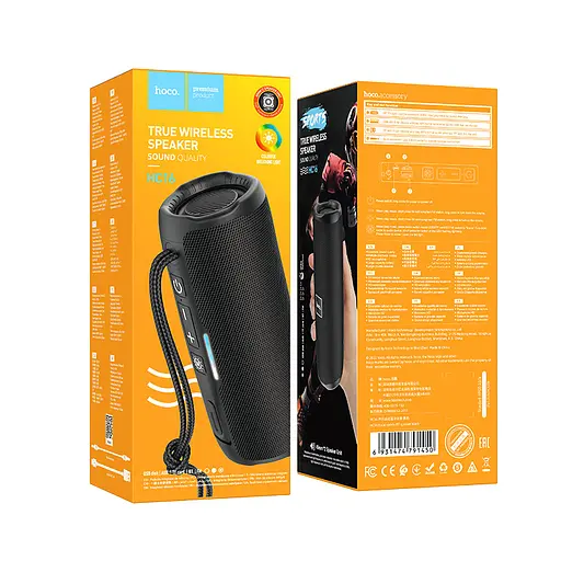 Портативная Bluetooth-колонка Hoco HC16 Vocal Sports BT Speaker Черный - фото 2