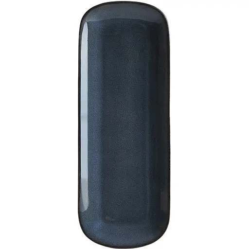 Тарелка МВМ My Home Фьорд прямоугольная 22.5 см глубокий синий (KP-132 DEEP BLUE) - фото 2