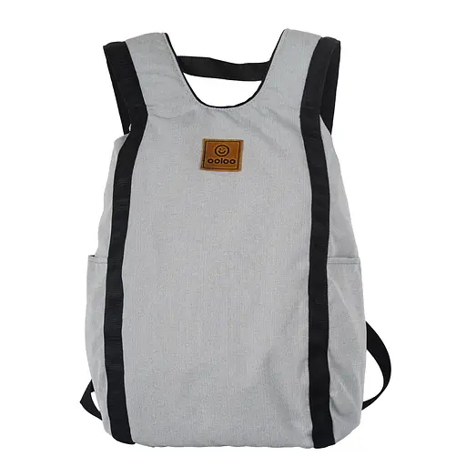 Рюкзак-антивор OOLOO Капля 45х27х14 см, пепельно-серый 602/700 - фото 4