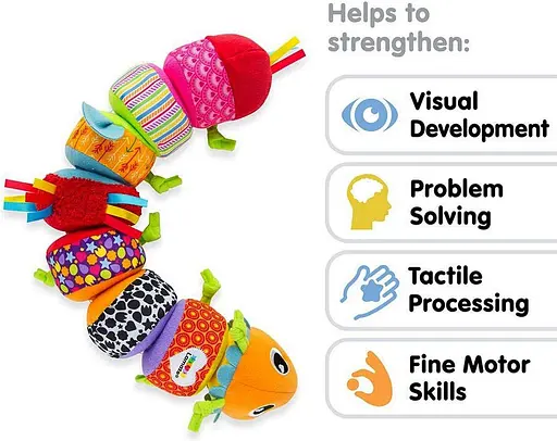 Мягкая игрушка Lamaze Собери гусеничку L27244 - фото 4