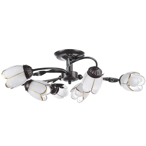 Люстра стельова Brille флористика E14 40W BR (BKL-515C/6)