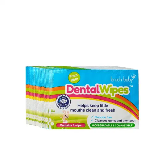 Дентальні серветки Dental Wipes Brush-baby 1 шт - фото 1
