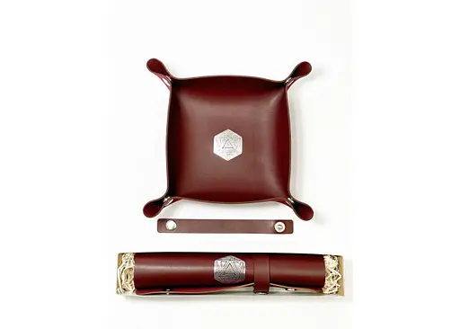 Настільна гра Планета Ігор Лоток для кубиків D20 (бургунді) (Dice tray D20 burgundy) (pi-dt009) - фото 3