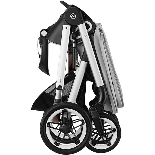 Коляска Cybex Talos S Lux SLV Lava Grey з бампером сіра (522002589) - фото 6