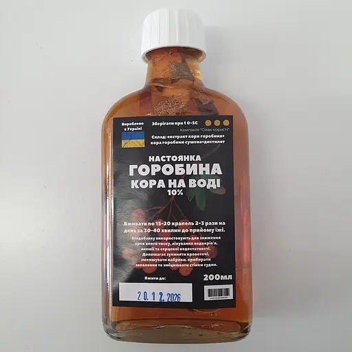 Водна настоянка на корі горобини 200 мл - фото 1