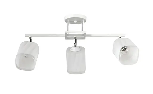 Люстра G 07472/3 Белый+Хром - фото 2
