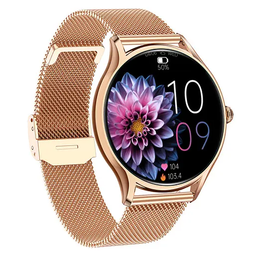 Часы Smart Milano Gold Steel, 2 ремешка - фото 3