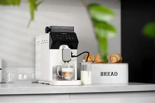 ARDESTO Кавомашина, 2л, зерно, автомат.капуч, дисплей, авторецептів -9, біло-чорний - фото 2