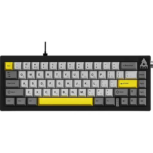 Механическая клавиатура Ajazz AK650 Moon Yellow Switch Black USB-C (AK650-MY-GWY)
