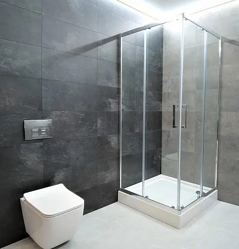 Душевая кабина Dusel A-513 100x100x190 тонированная, Хром, Универсальная, тонированная, хром, 100x100 - фото 7