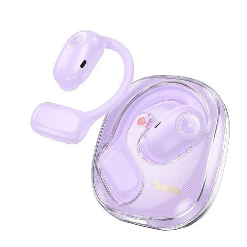 Навушники бездротові Hoco EA3 Talent open true wireless BT5.3/10hours фіолетові - фото 3