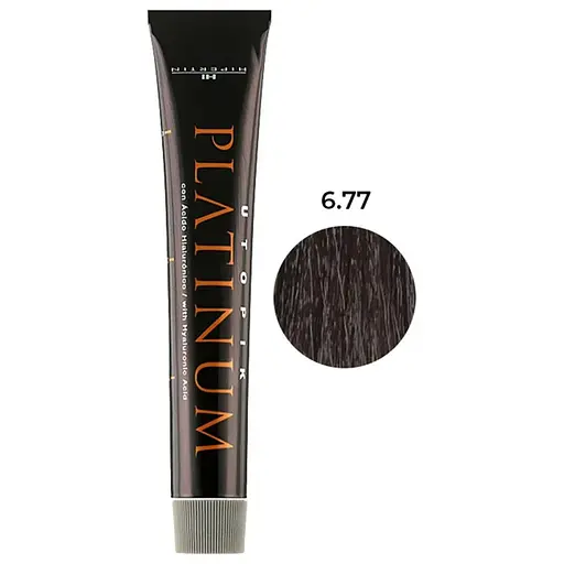 Професійна крем-фарба для волосся Hipertin Platinum 6.77 темний пісочний блонд 60 мл - фото 1